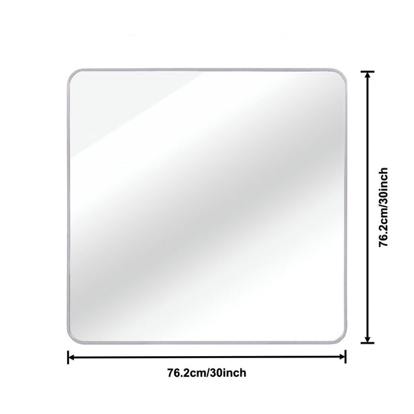 Metal Framed Square Bathrrom Mirror for Wall, Modern Vanity Bathroom Wall Mirror