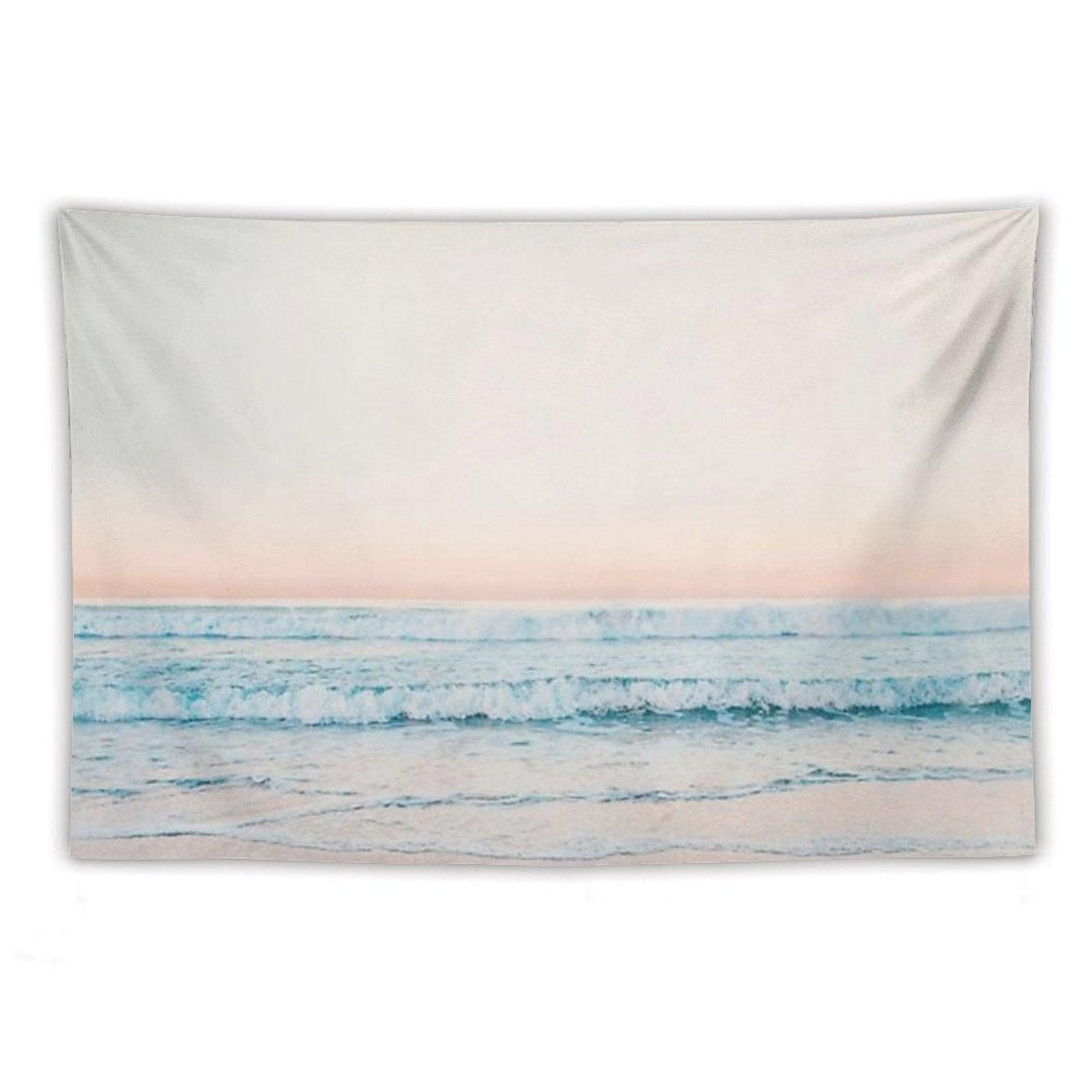 Minimalist Ocean Print Tapestry