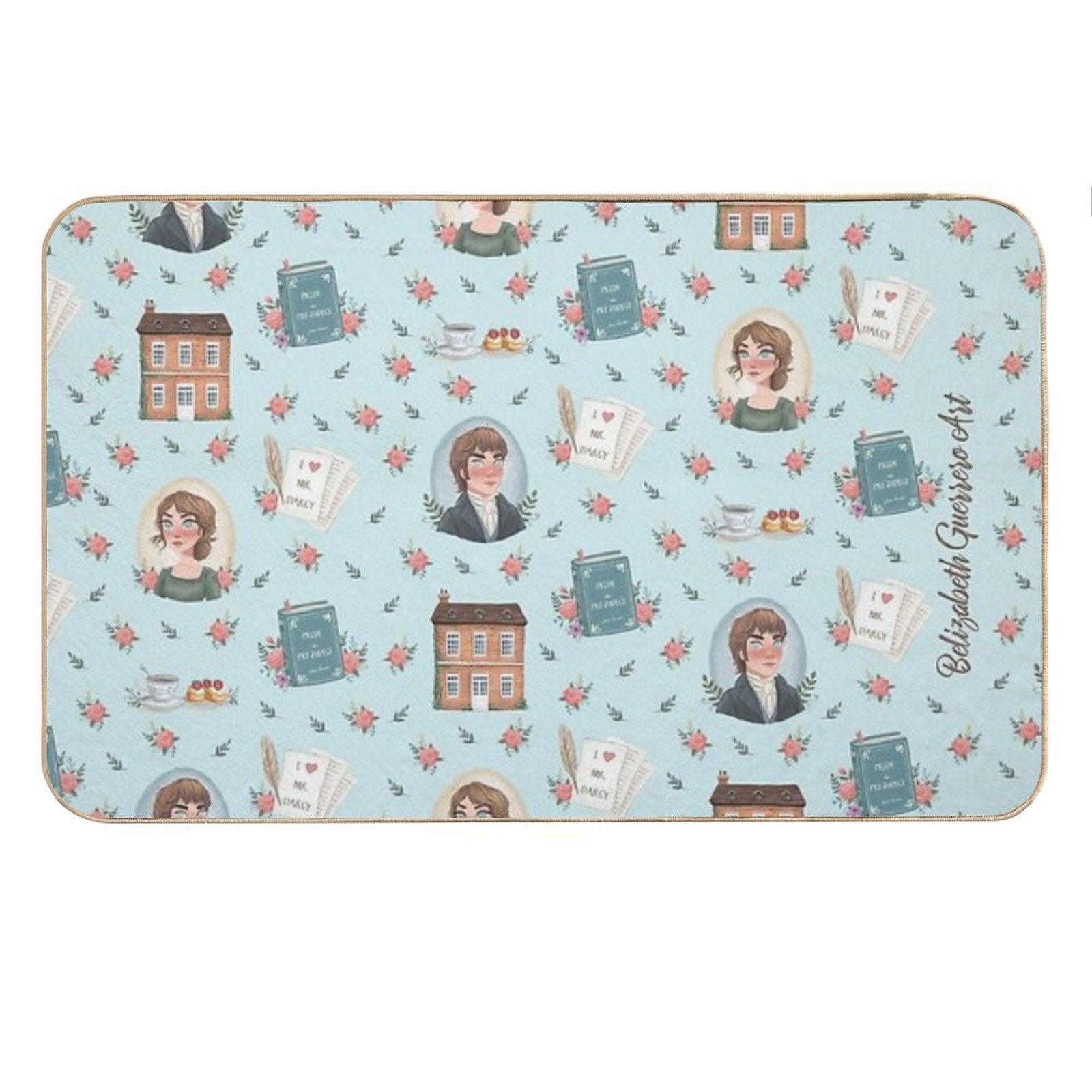 Pride And Prejudice - Jane Austen Inspiration Bath Mat