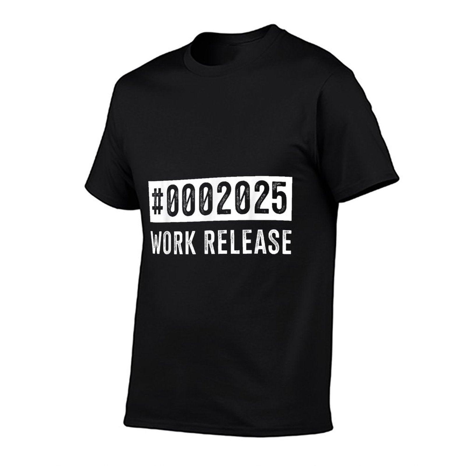 Work Release 2025 Funny Retirement for Retired Coworker T-Shirt