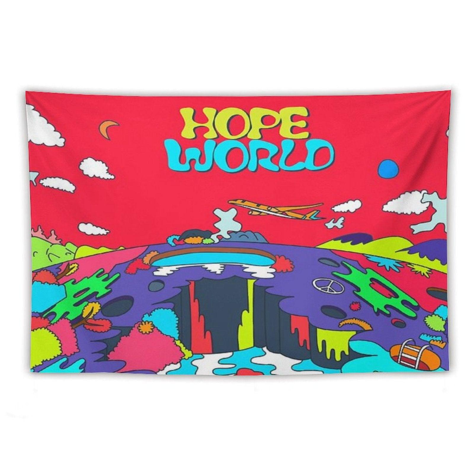 J-Hope Hope World Album Art Tapestry
