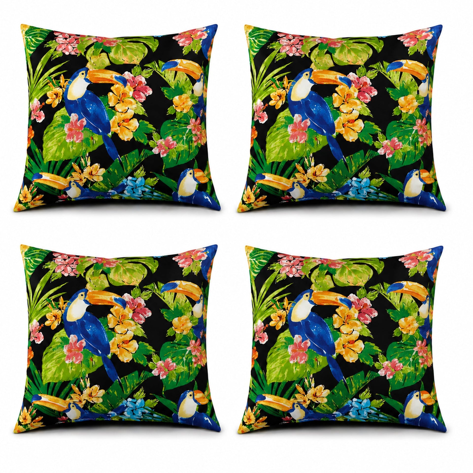 6 Pack Outdoor Pillow Covers - Decorative and Water-Repellent
