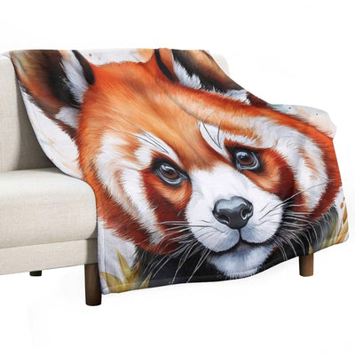 Red Panda - MY ZOO Collection Wrinkle-free Throw Blanket