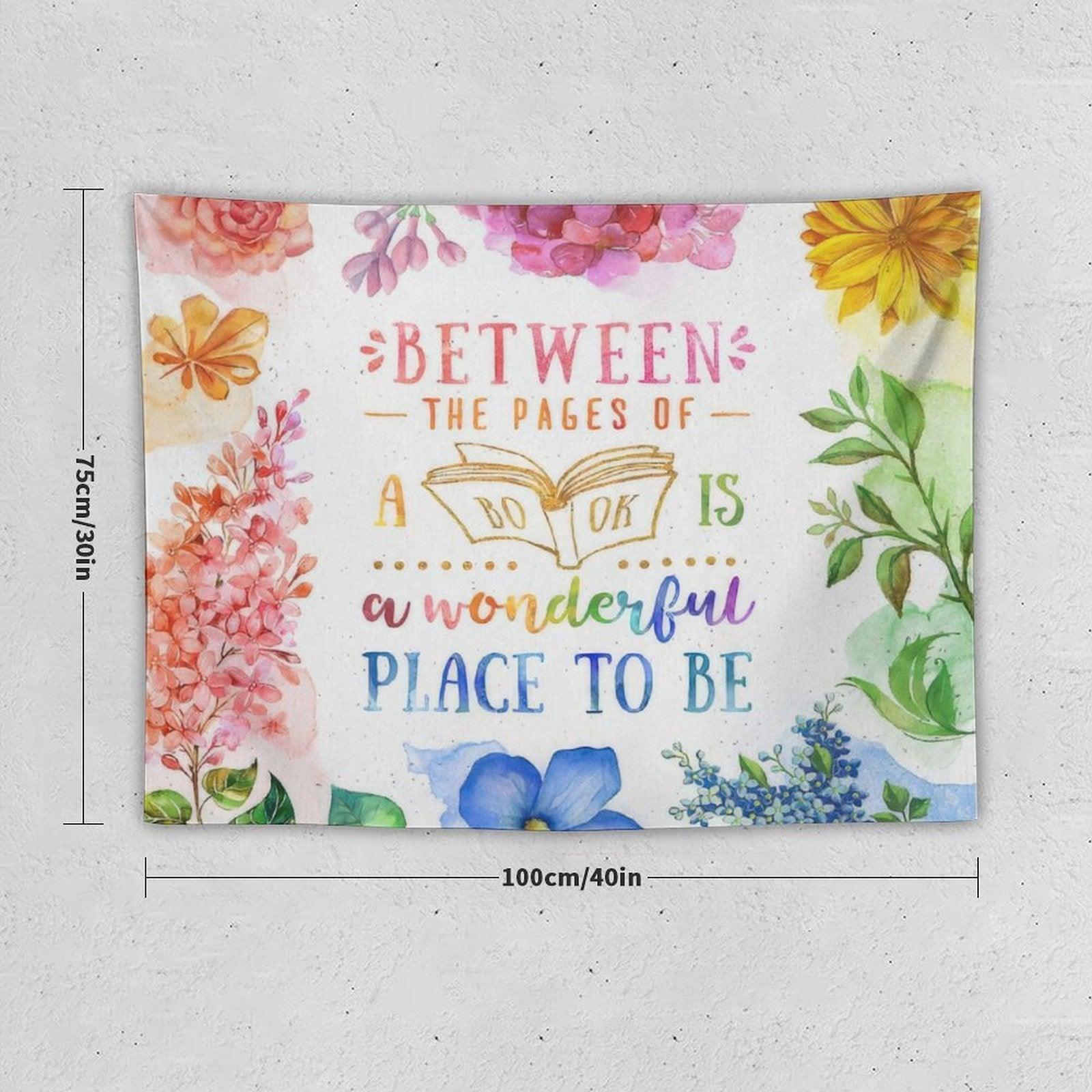 Between The Pages Tapestry