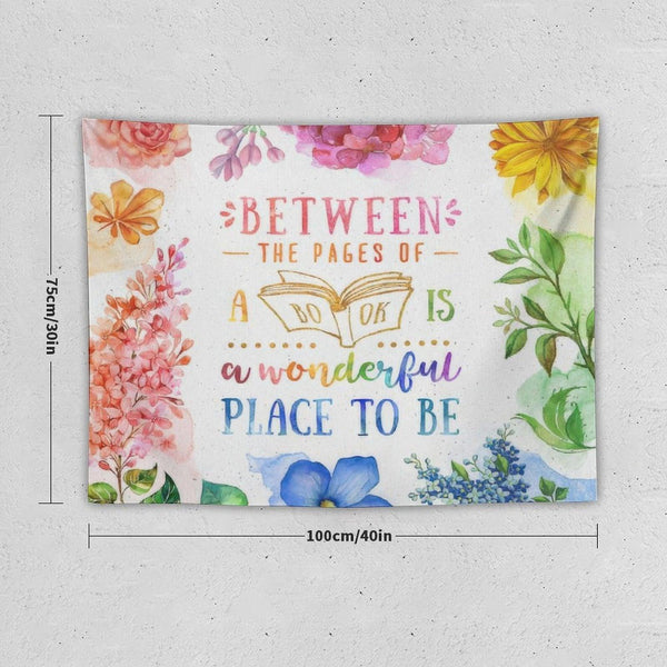 Between The Pages Tapestry