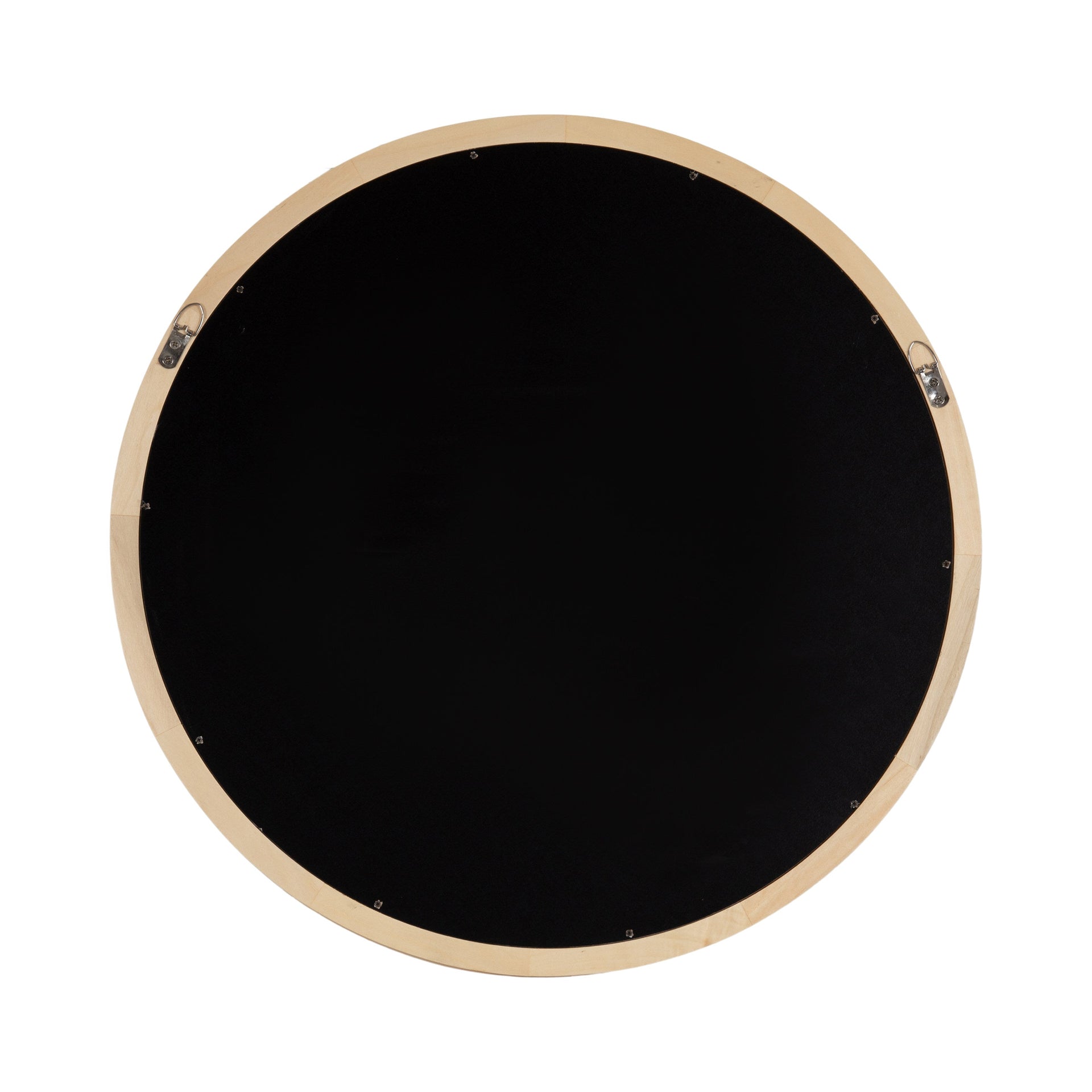 Hatherleigh Round Wood Wall Mirror