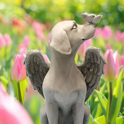 Angel Animal Memorial Statue