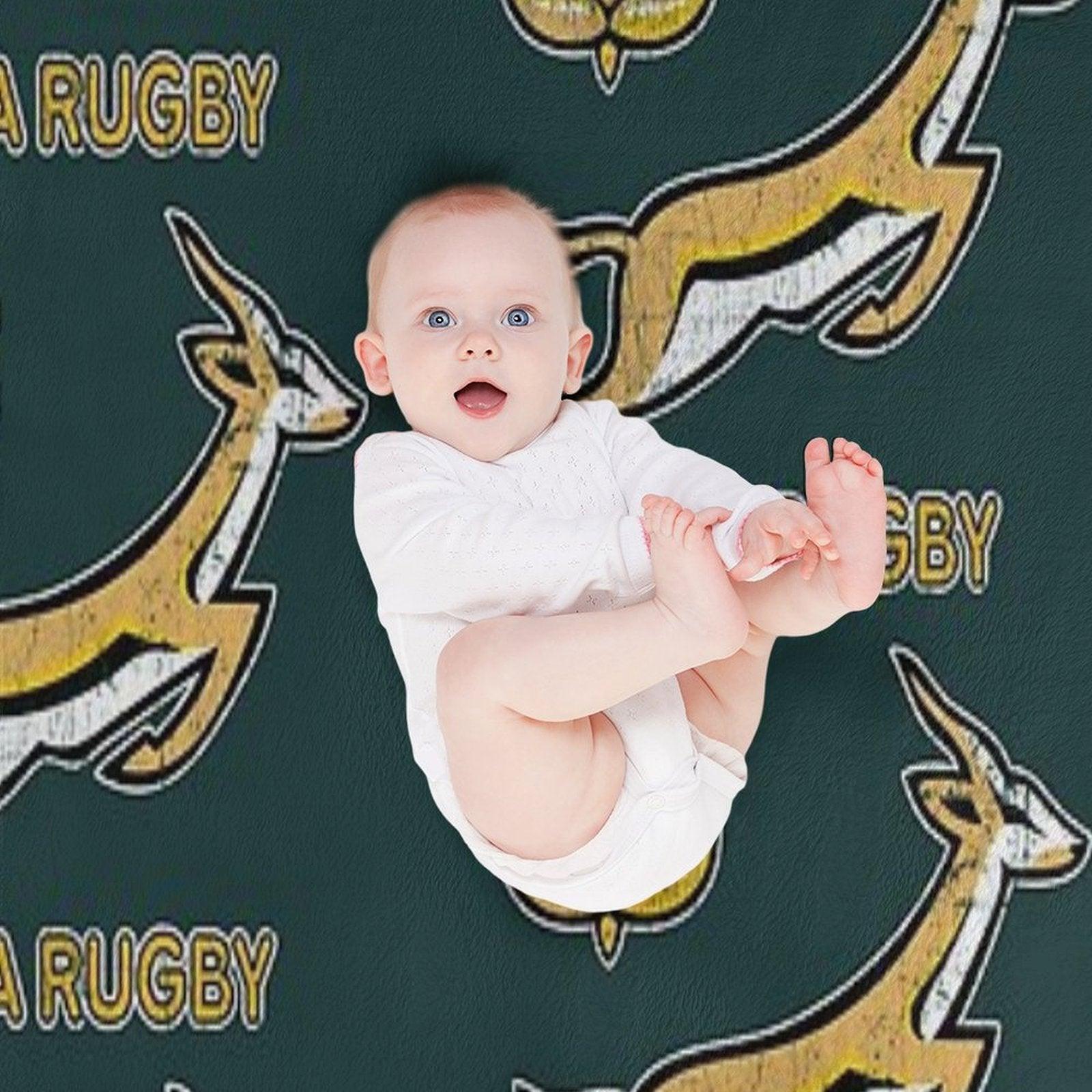 SA Rugby - Vintage Springbok Logo Throw Blanket