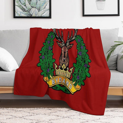 GORDON HIGHLANDERS Travel-friendly Throw Blanket