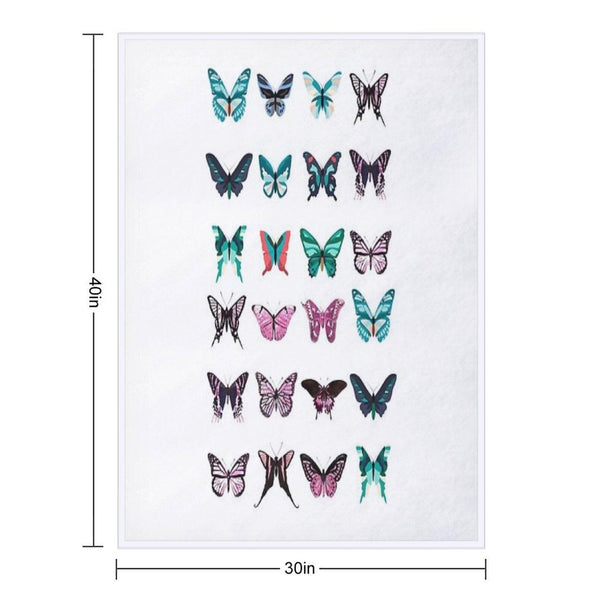 Butterfly Pattren Throw Blanket
