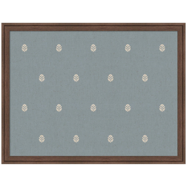 Pinboard Blue Botanical Block Print