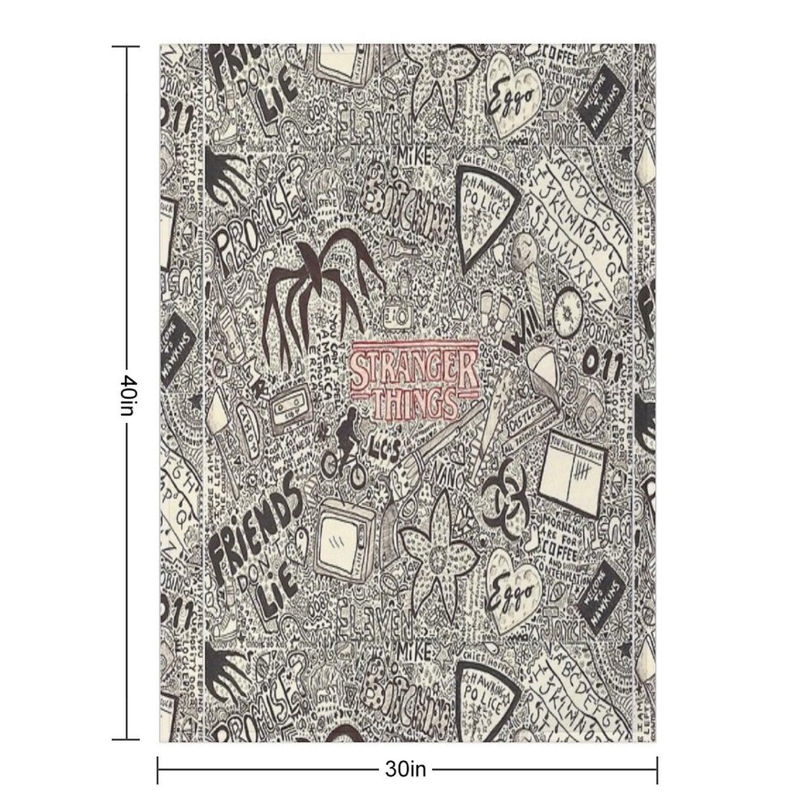 Stranger Things Throw Blanket