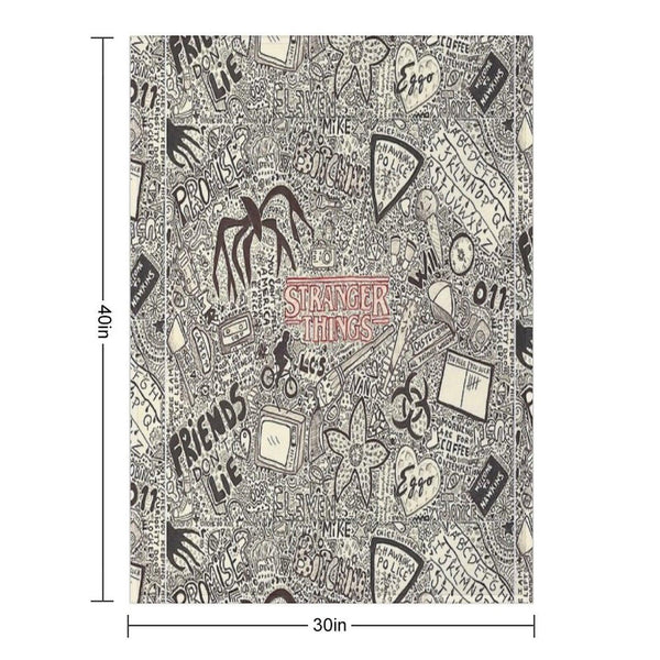 Stranger Things Throw Blanket