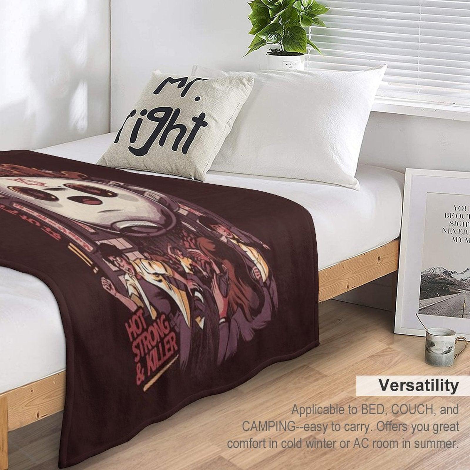 Black Magic Coffee Throw Blanket