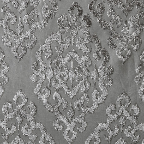 Mirage Knitted Jacquard Damask Total Blackout Grommet Top Curtain Panel by SunSmart - Gifts for You 'n Me