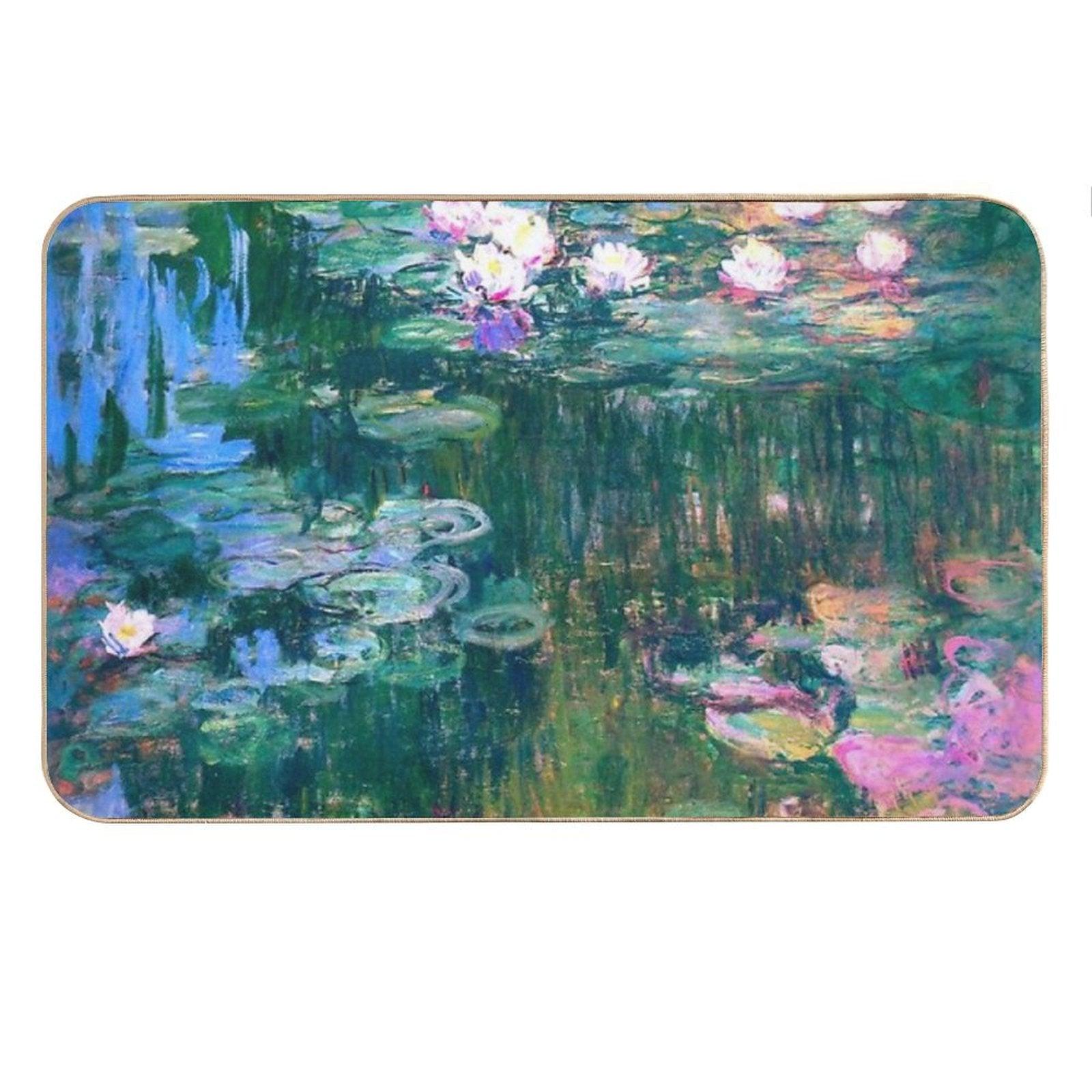 Water Lilies Monet Bath Mat