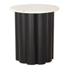 Slika Side Table White & Black