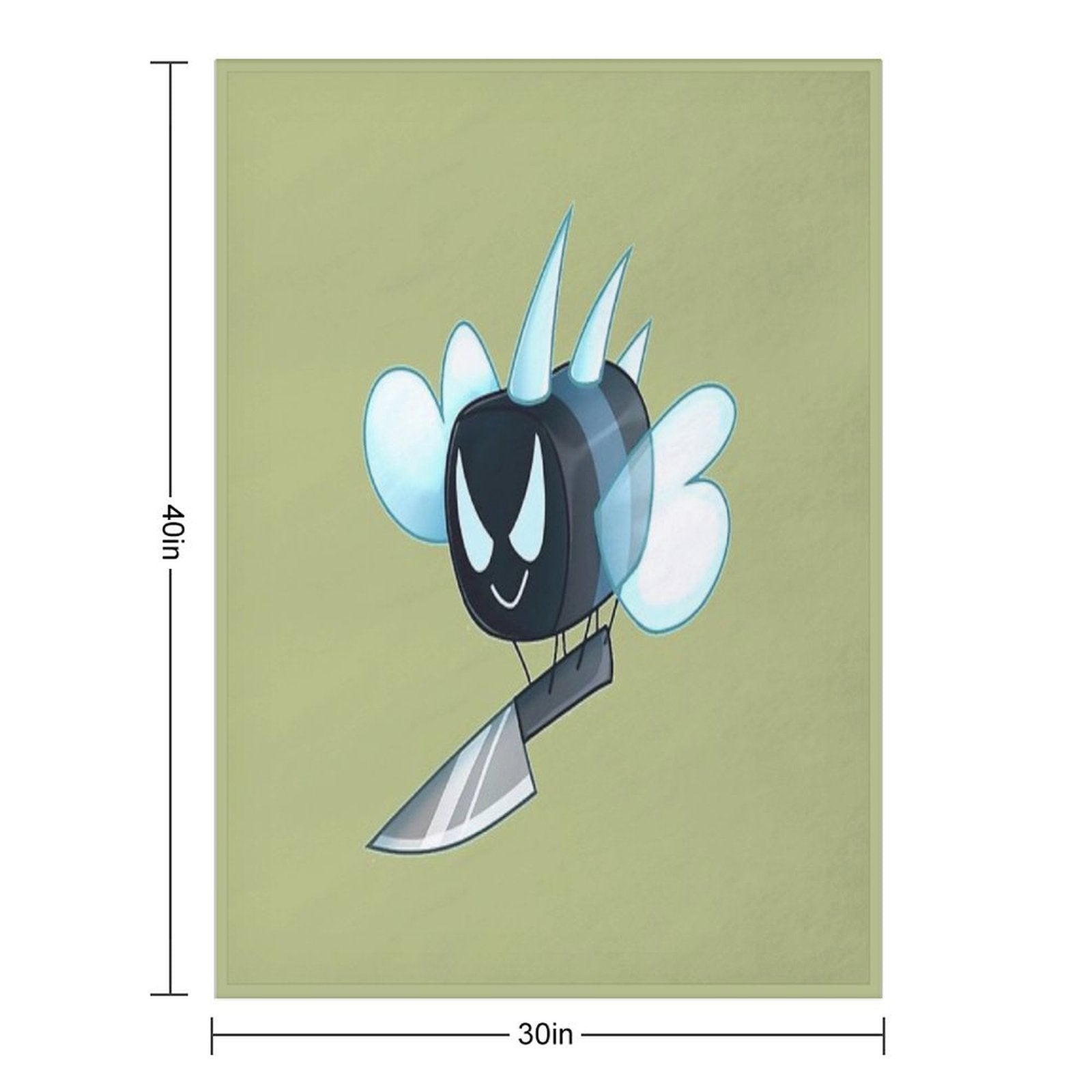 Angry Bee Swarm Simulator Premium Throw Blanket