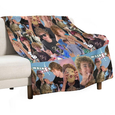 Percy Jackson Walker Scobell Aesthetic Versatility Throw Blanket
