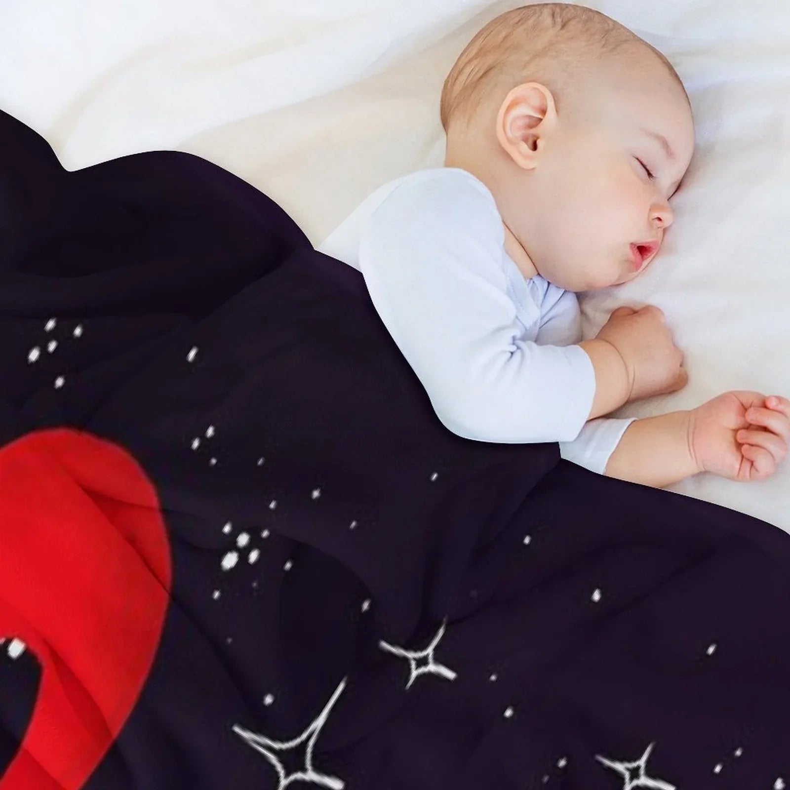 Space Foxes Throw Blanket