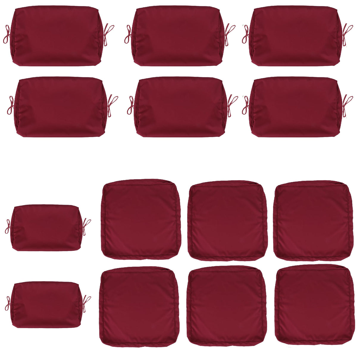 Cushion Covers for 7 Pcs Wicker Rattan Sectional Sofa