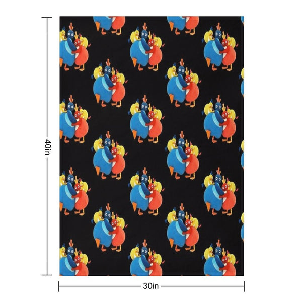 Twirlywoos Cute Characters Compact Throw Blanket