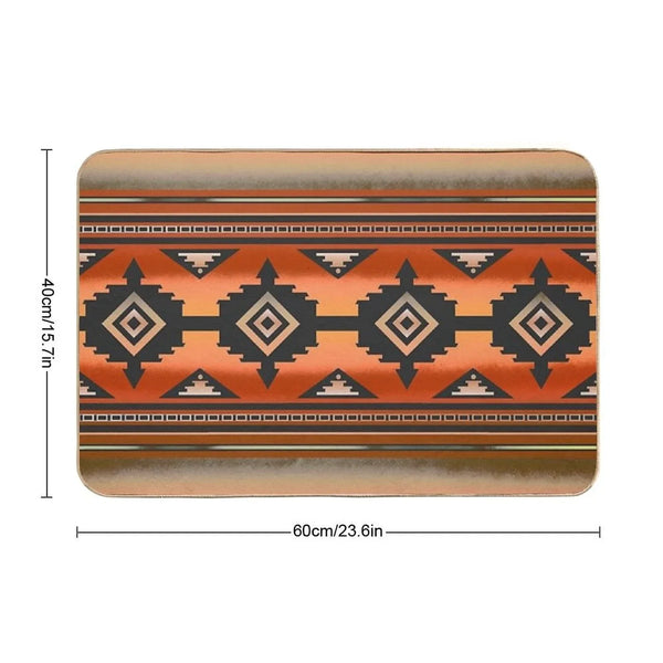 Canyon  Navajo Rust Bath Mat