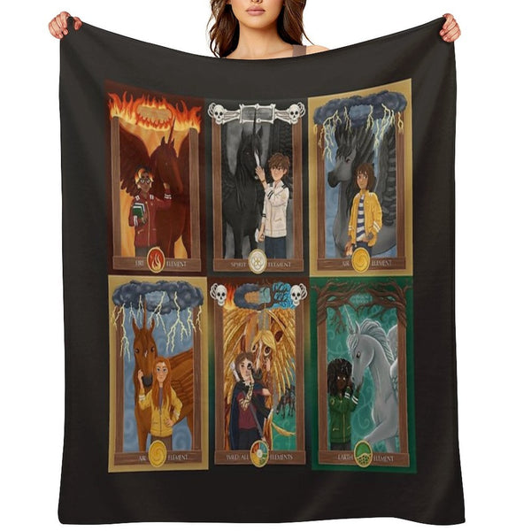 Skandar Character Portraits Versatility Throw Blanket