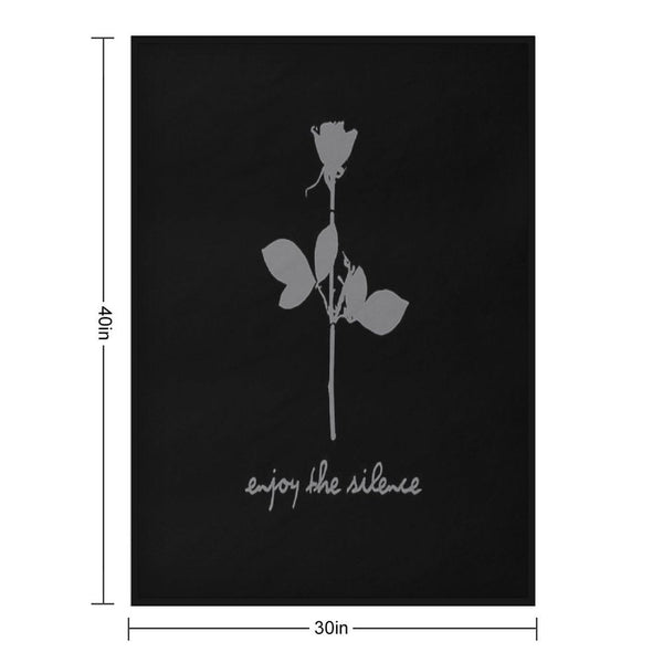 Enjoy The Silence Velvety-soft Throw Blanket