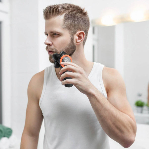 4D Electric Shavers Razor IPX7 Rechargeable Beard Trimmer