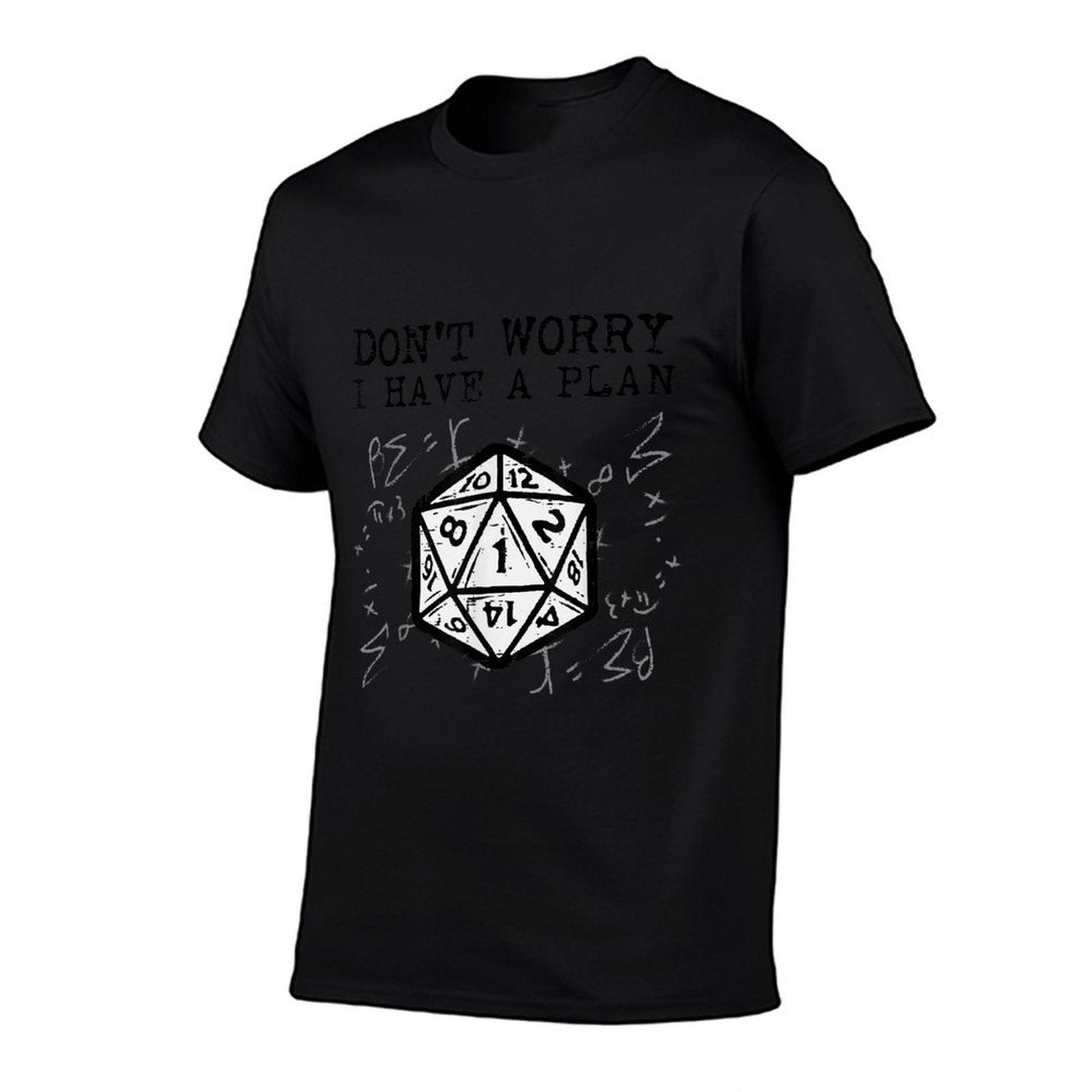 RPG Gamer Dont Worry I Have Plan Funny Men Boys Kids T-Shirt