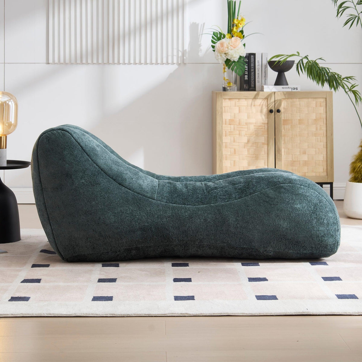 Green Bean Bag Sofa‑Lounger