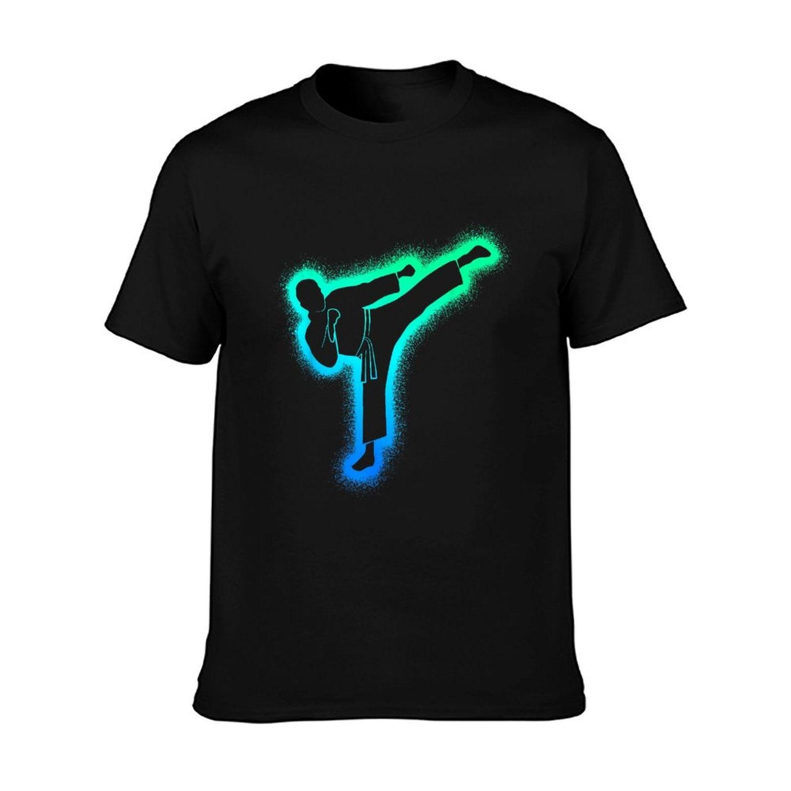 Taekwondo Martial Arts Kids Men Boys Karate T-Shirt