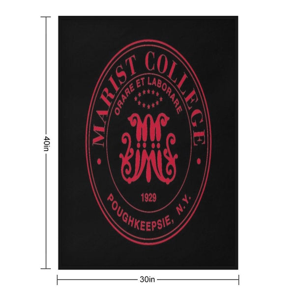 Logo Marist College Durable Throw Blanket