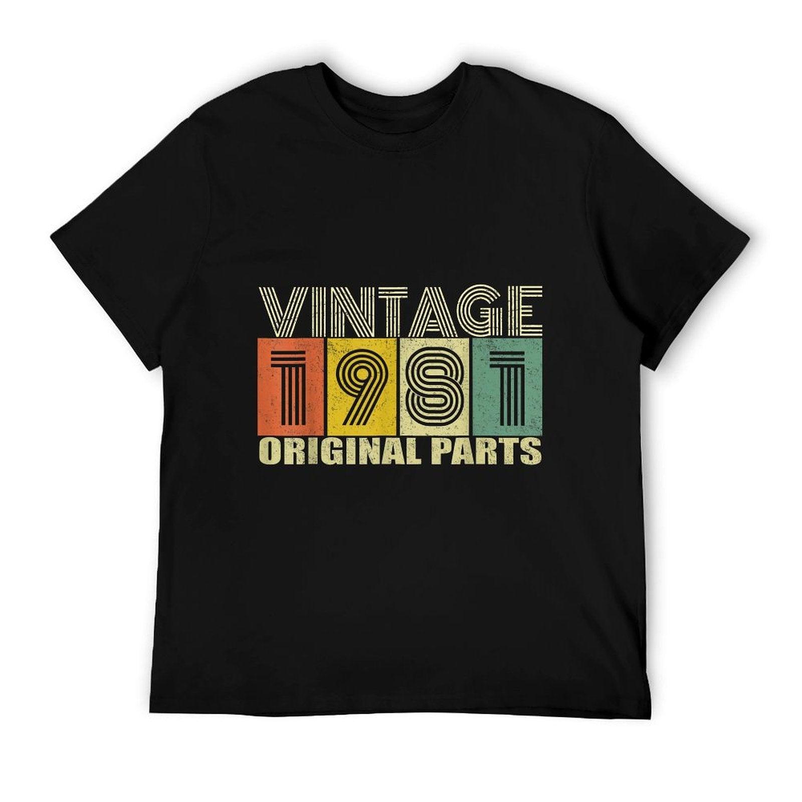 Vintage 1981 40th Birthday Gift Men Women 40 Years Old  Graphic-printed T-Shirt