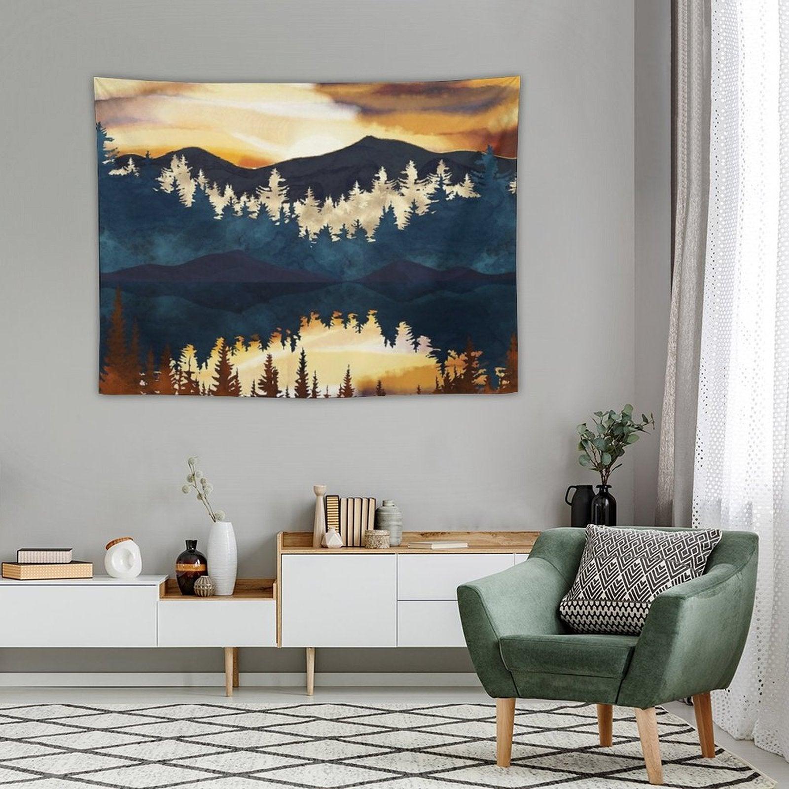 Fall Sunset Tapestry