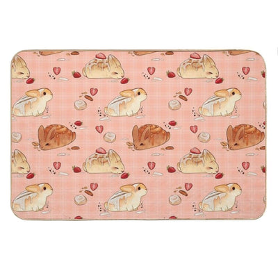 Cinnabunnies- Cinnamon Roll Bunnies Bath Mat