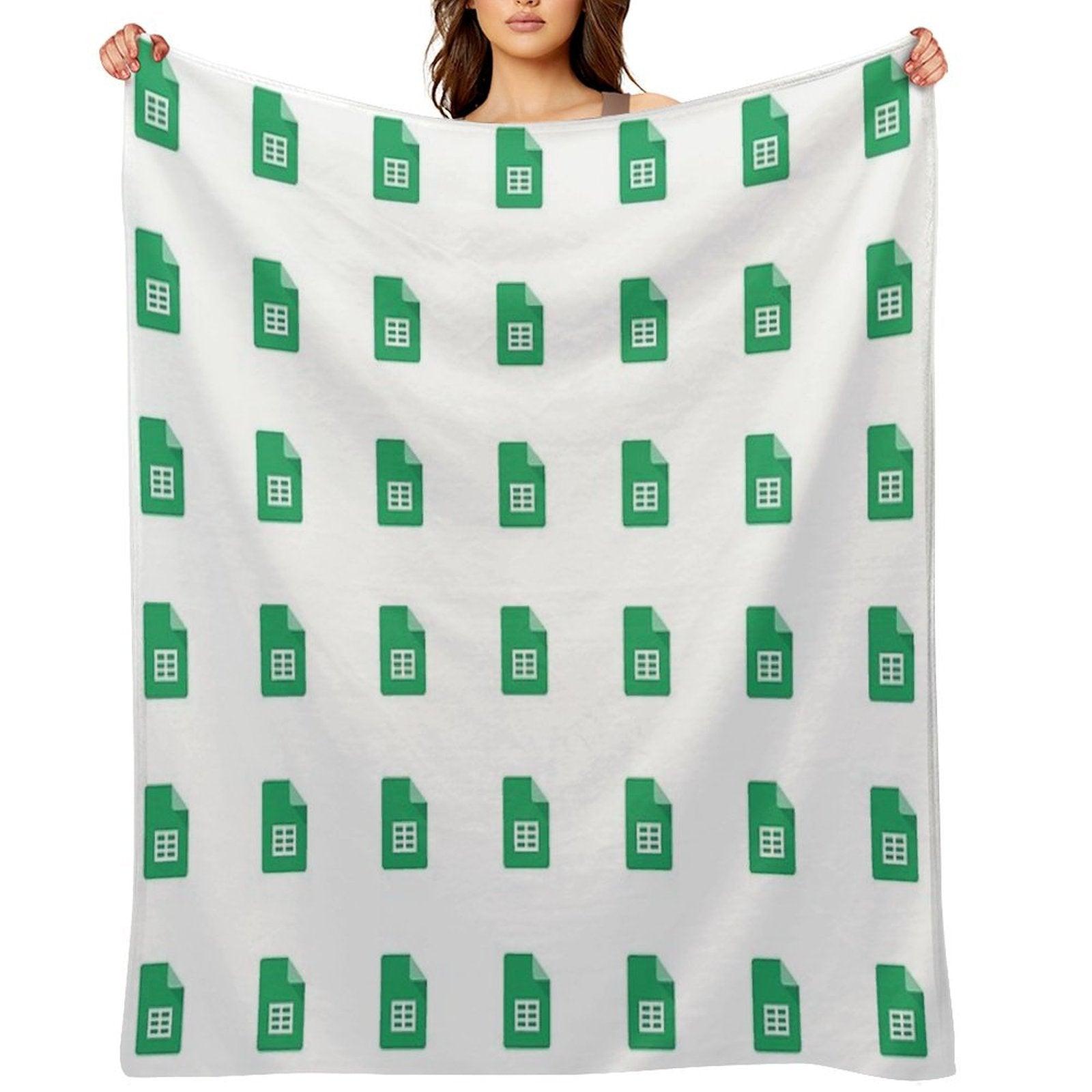 Google Sheets Throw Blanket