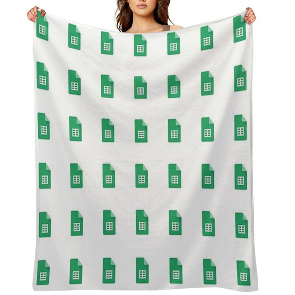 Google Sheets Throw Blanket