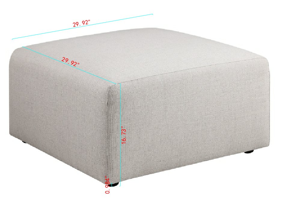 Sofa Ottoman - No Assembly Required