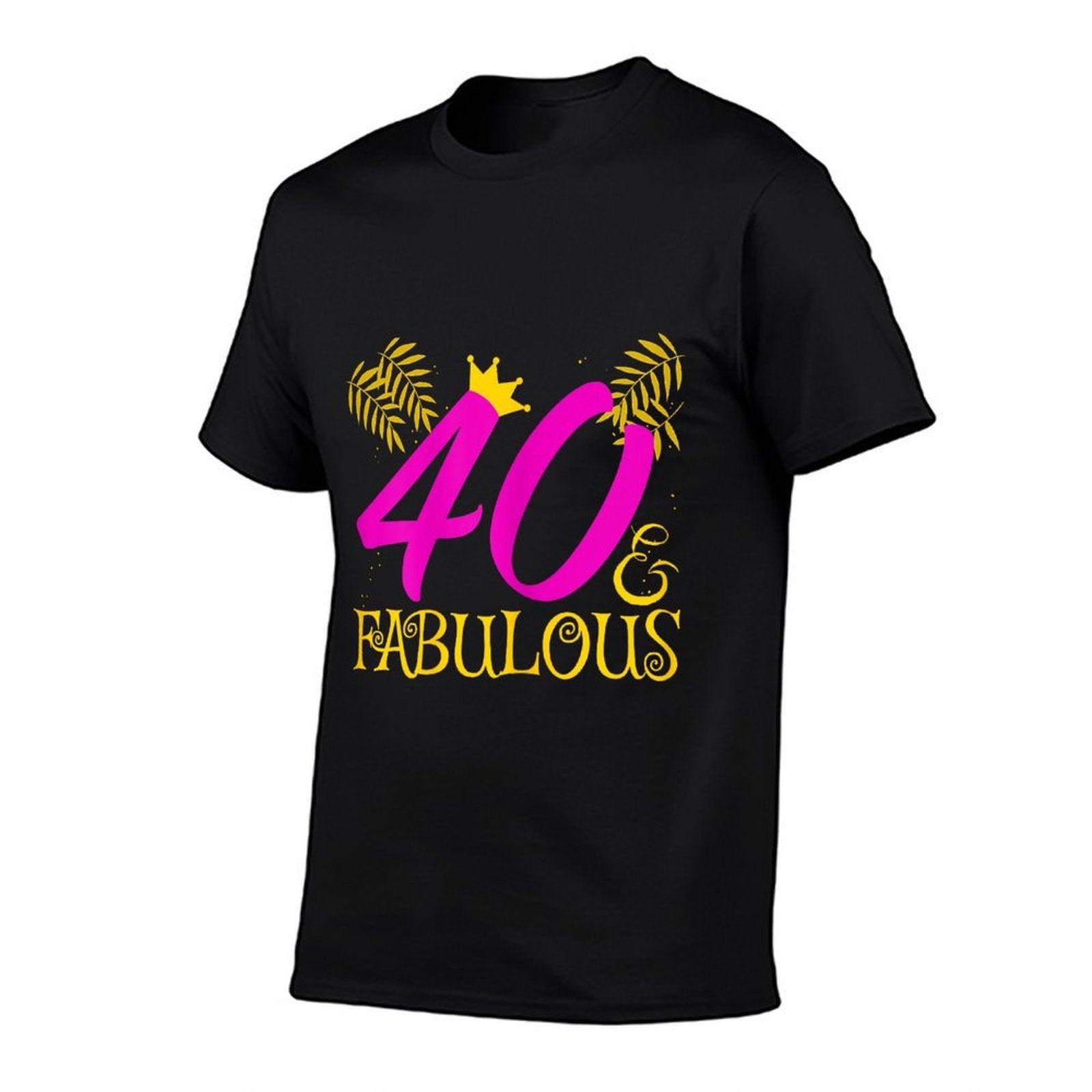 Womens 40th Birthday Gifts Women 40th Birthday Women 40th Birthday  Easy-care T-Shirt