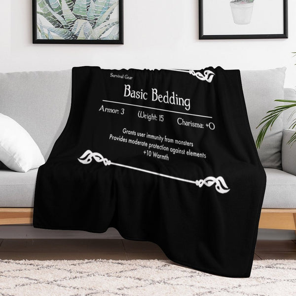 RPG Blanket Stats Comfort Throw Blanket