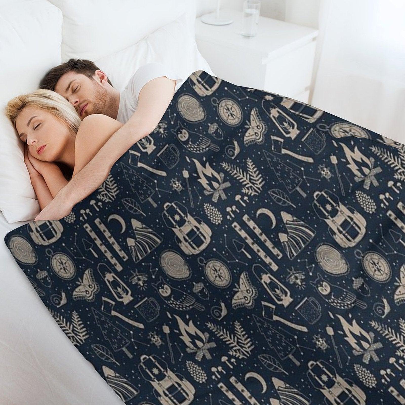 Into The Woods Throw Blanket
