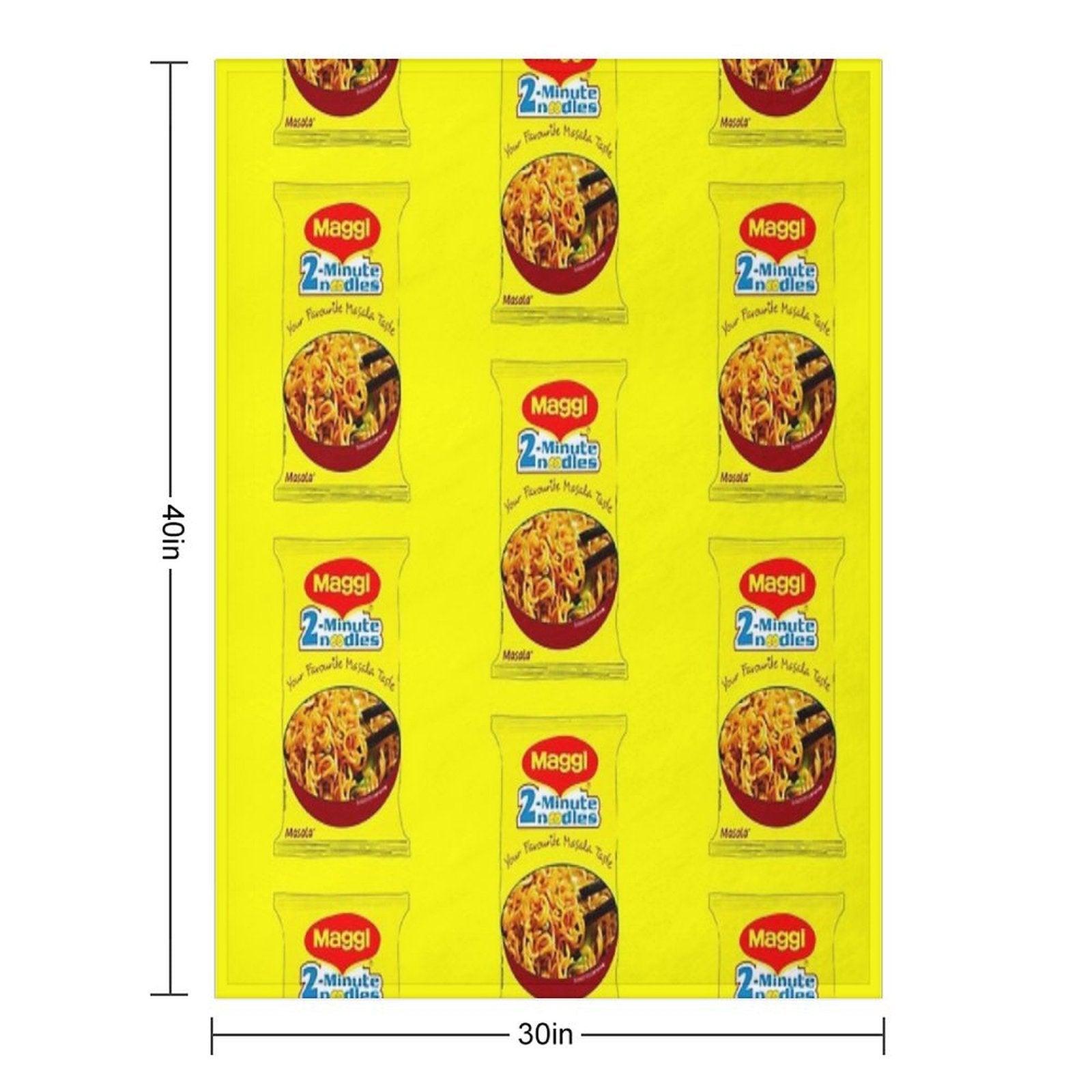 Maggi Noodles Throw Blanket