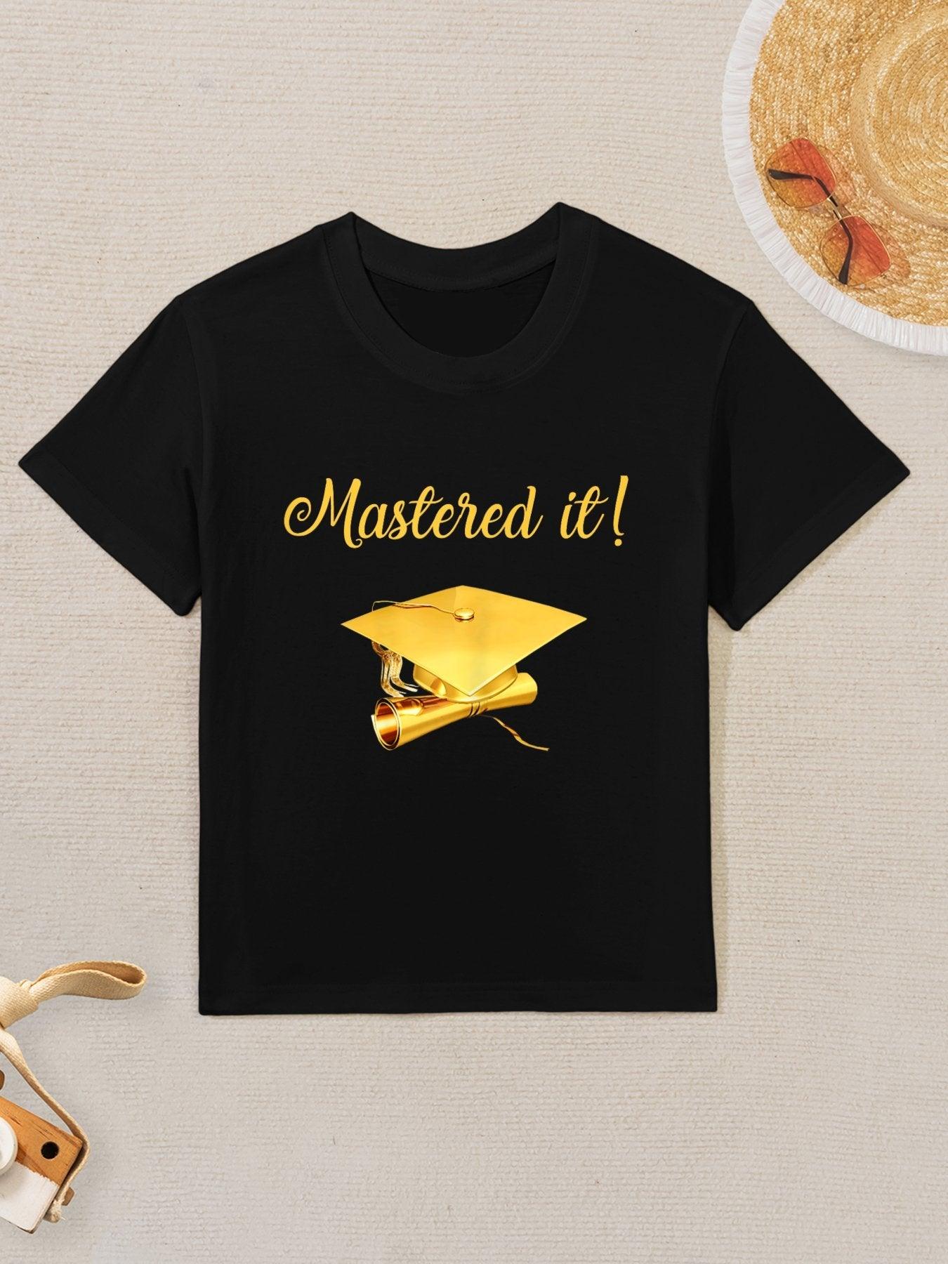 Womens Mastered It!, Graduation MD Graduate Gift Kids T-Shirt