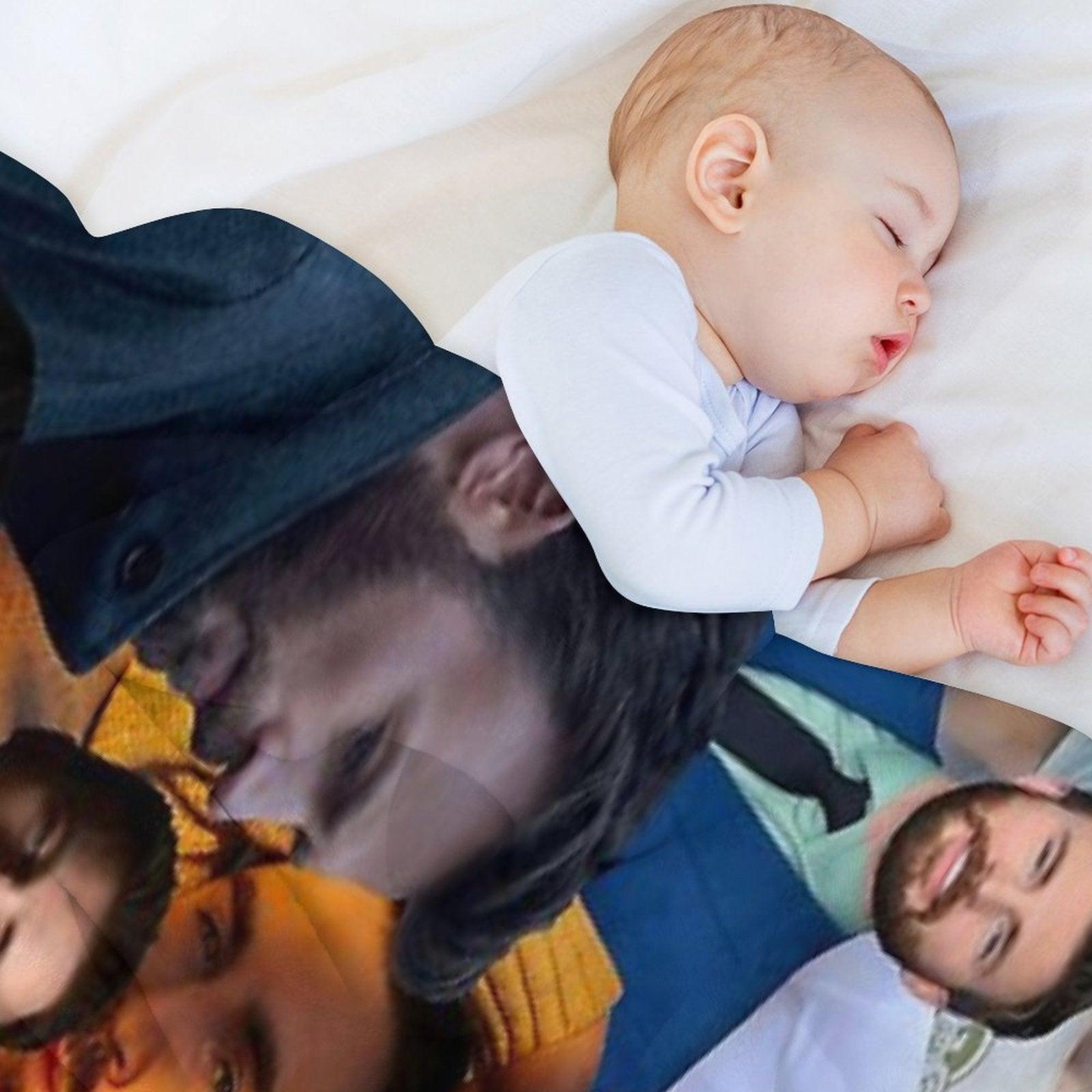 Chris Evans Photo Collage Throw Blanket