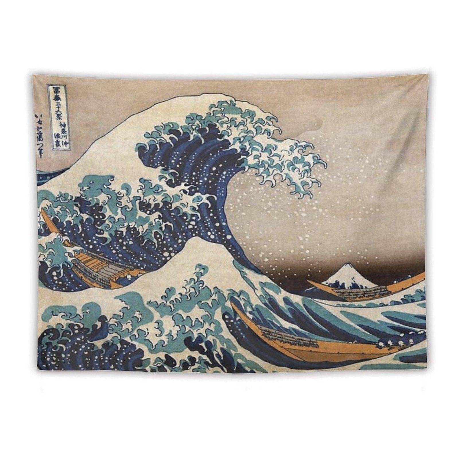 The Great Wave Off Kanagawa Tapestry