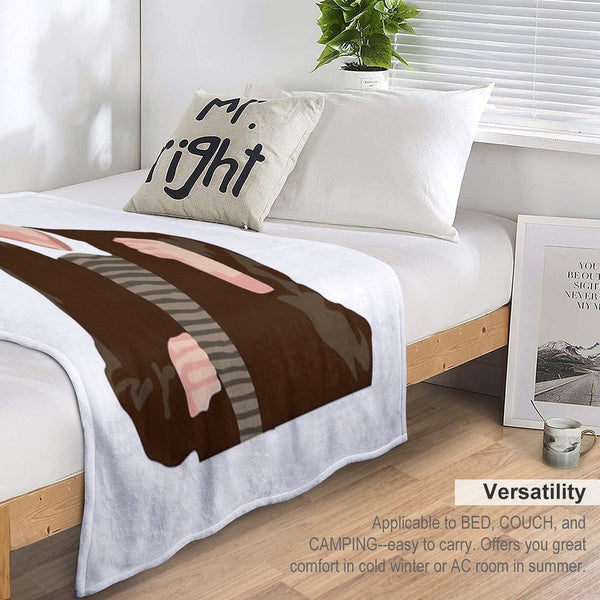 Rick Roll Lightweight Throw Blanket