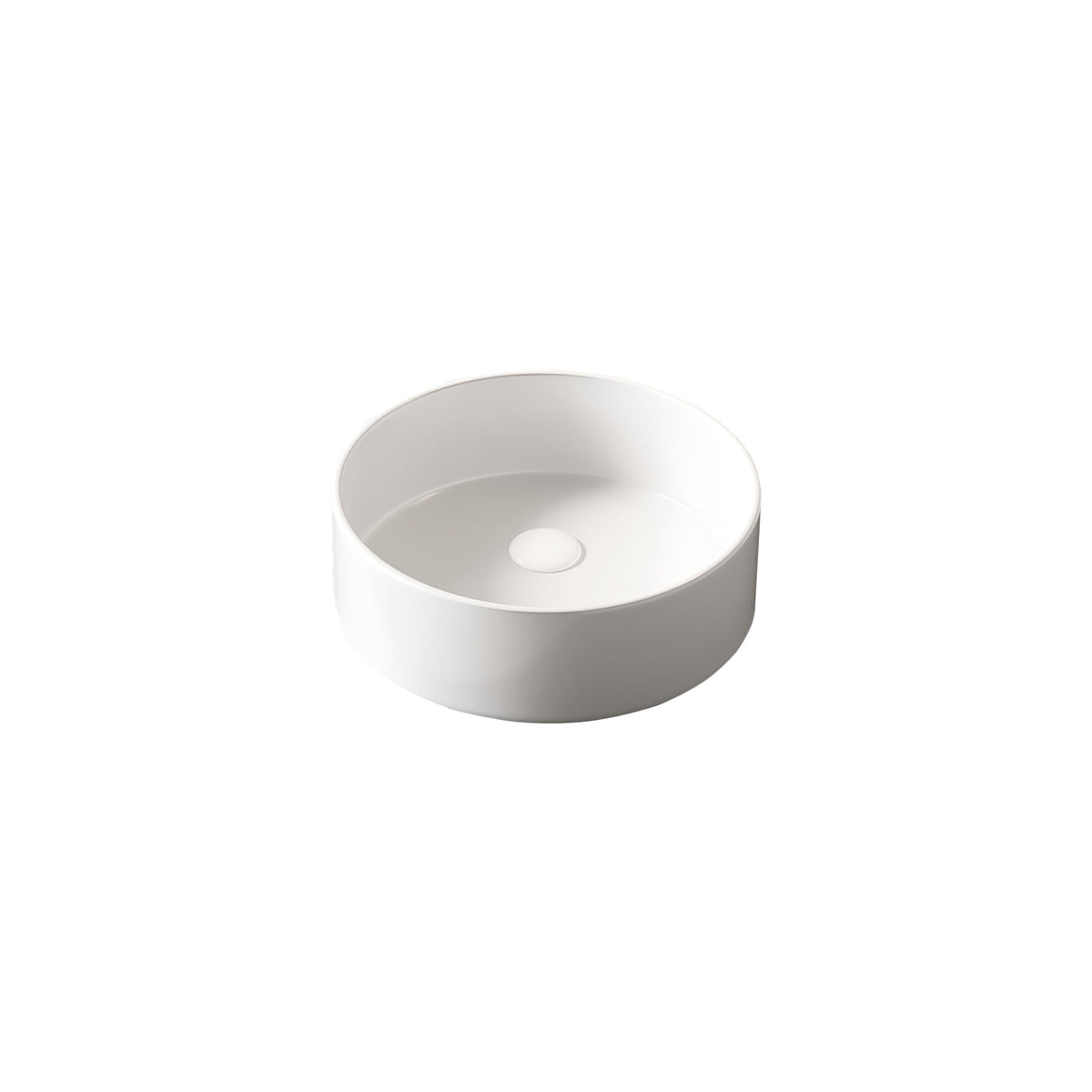 MUNIN 16'' Bathroom Sink - Round Vessel Ceramic Basin