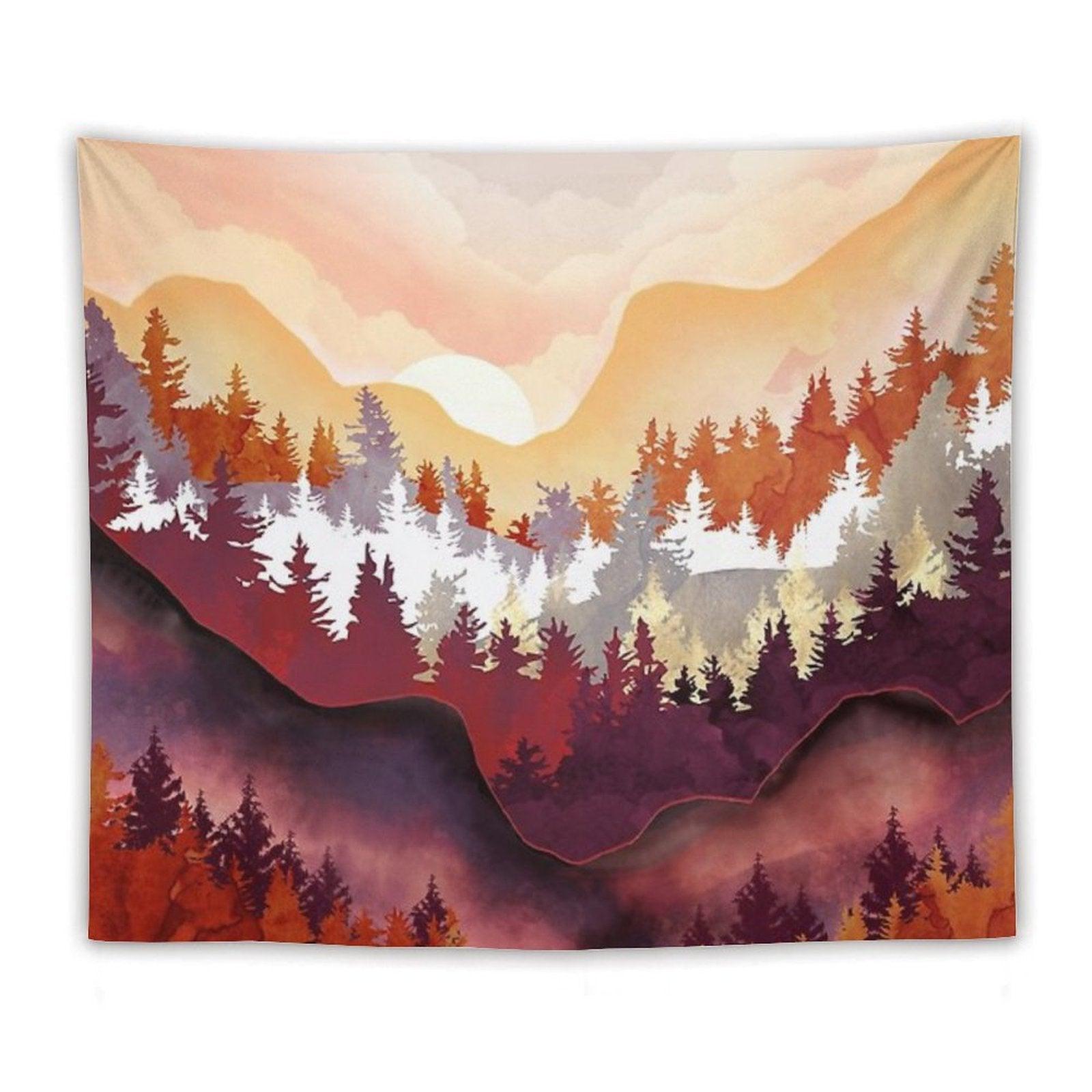 Amber Forest Tapestry